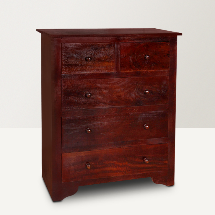 Bakoon Chest Of Drawers Dark (Walnut)